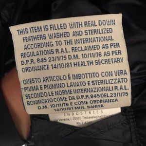 Moncler down puff coat